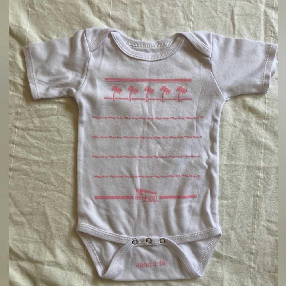 In n Out Burger Baby Onesie 12-18 months